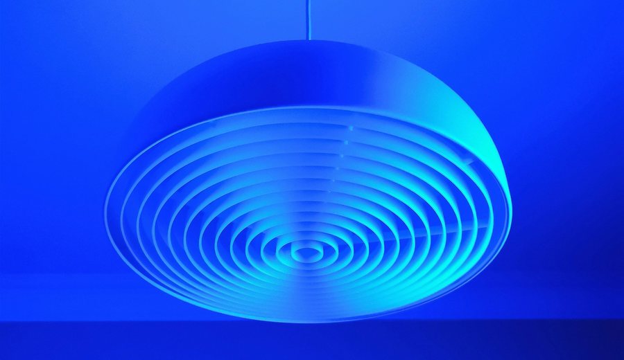 Blue communications graphic